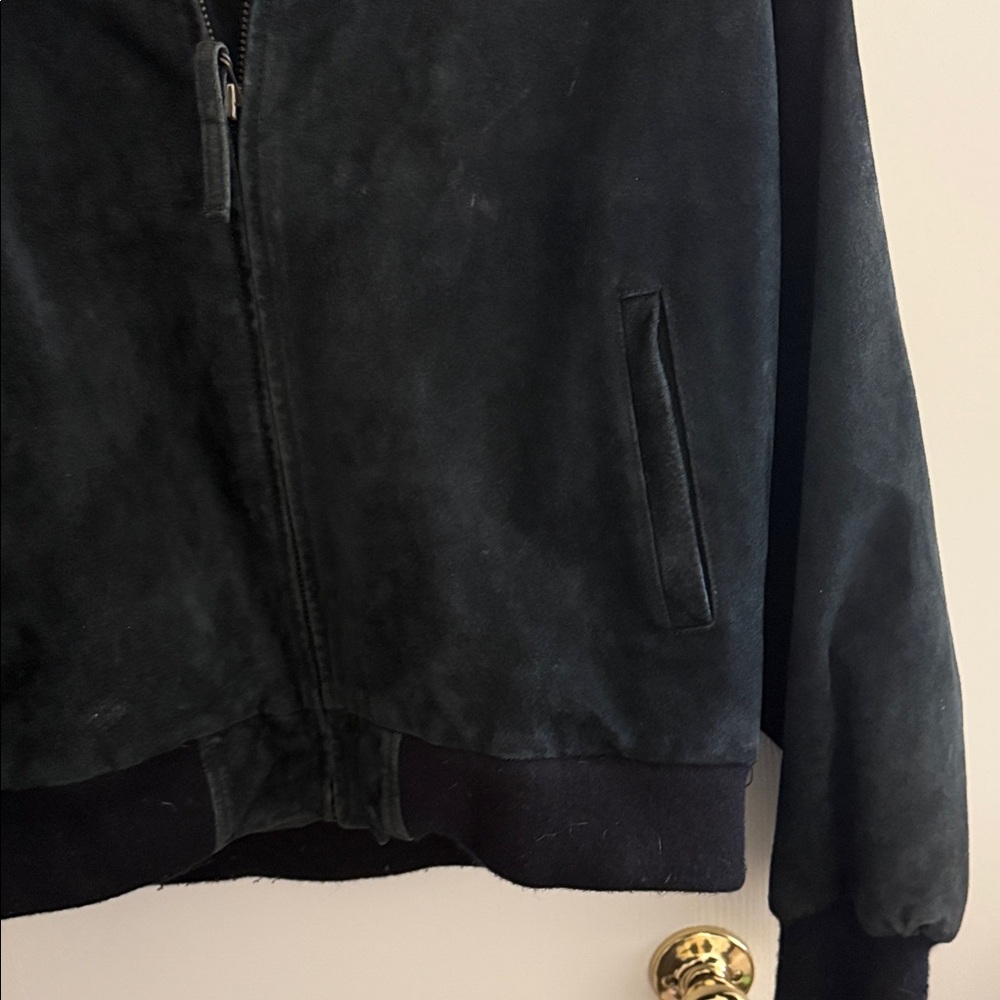 Black Bomber Jacket by Rage - Picture 4 of 5